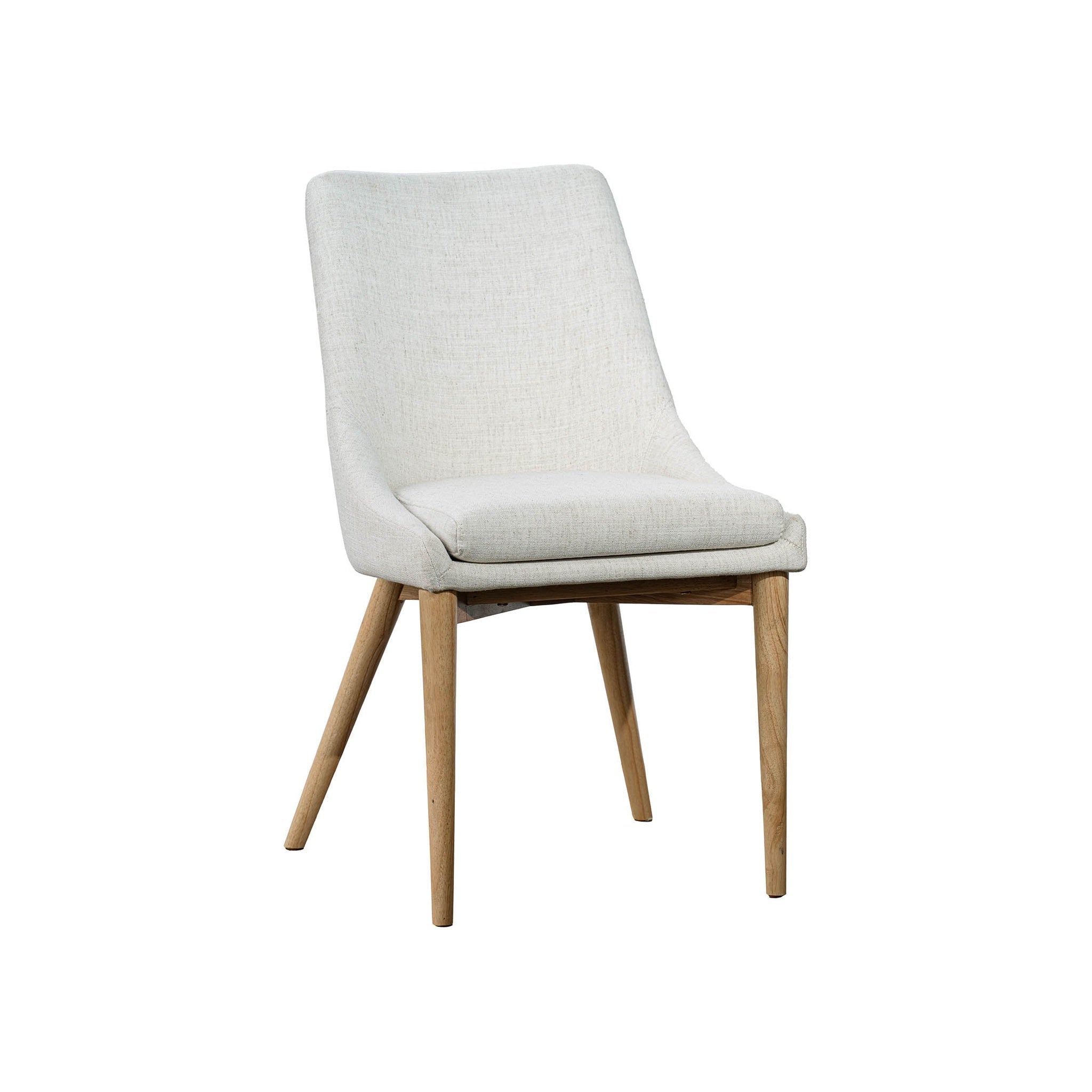 Frits Side Dining Chair FURNITURE - dining chairs LH IMPORTS Ivory w/ Natural Leg