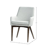 Frits Arm Dining Chair FURNITURE - dining chairs LH IMPORTS