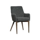 Frits Arm Dining Chair FURNITURE - dining chairs LH IMPORTS Slate