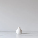 White Vase with Crackle Finish - Rug & Weave