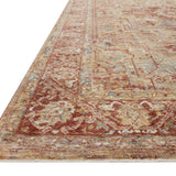 Loloi Gaia Gold / Brick Rug No.1 RUGS - synthetic Loloi