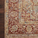 Loloi Gaia Gold / Brick Rug No.1 RUGS - synthetic Loloi