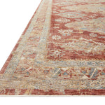 Loloi Gaia Gold / Brick Rug No.1 RUGS - synthetic Loloi 18" x 18"