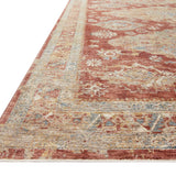 Loloi Gaia Gold / Brick Rug No.1 RUGS - synthetic Loloi 18" x 18"