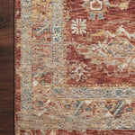 Loloi Gaia Gold / Brick Rug No.1 RUGS - synthetic Loloi 18" x 18"