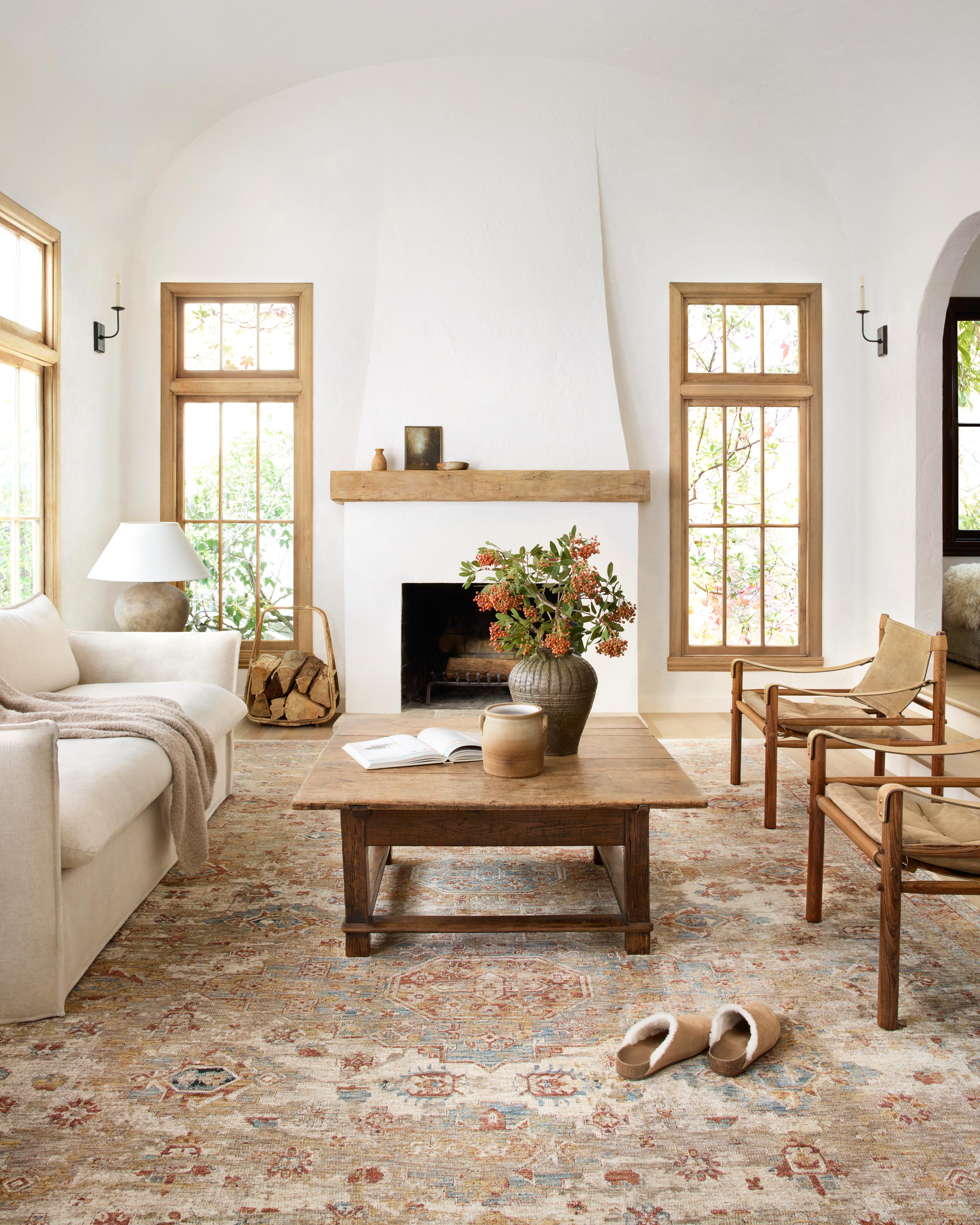 Loloi Gaia Gold / Taupe Rug RUGS - synthetic Loloi