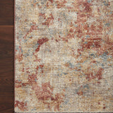 Loloi Gaia Taupe / Brick Rug RUGS - synthetic Loloi