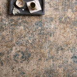Loloi Gaia Taupe / Denim Rug RUGS - synthetic Loloi