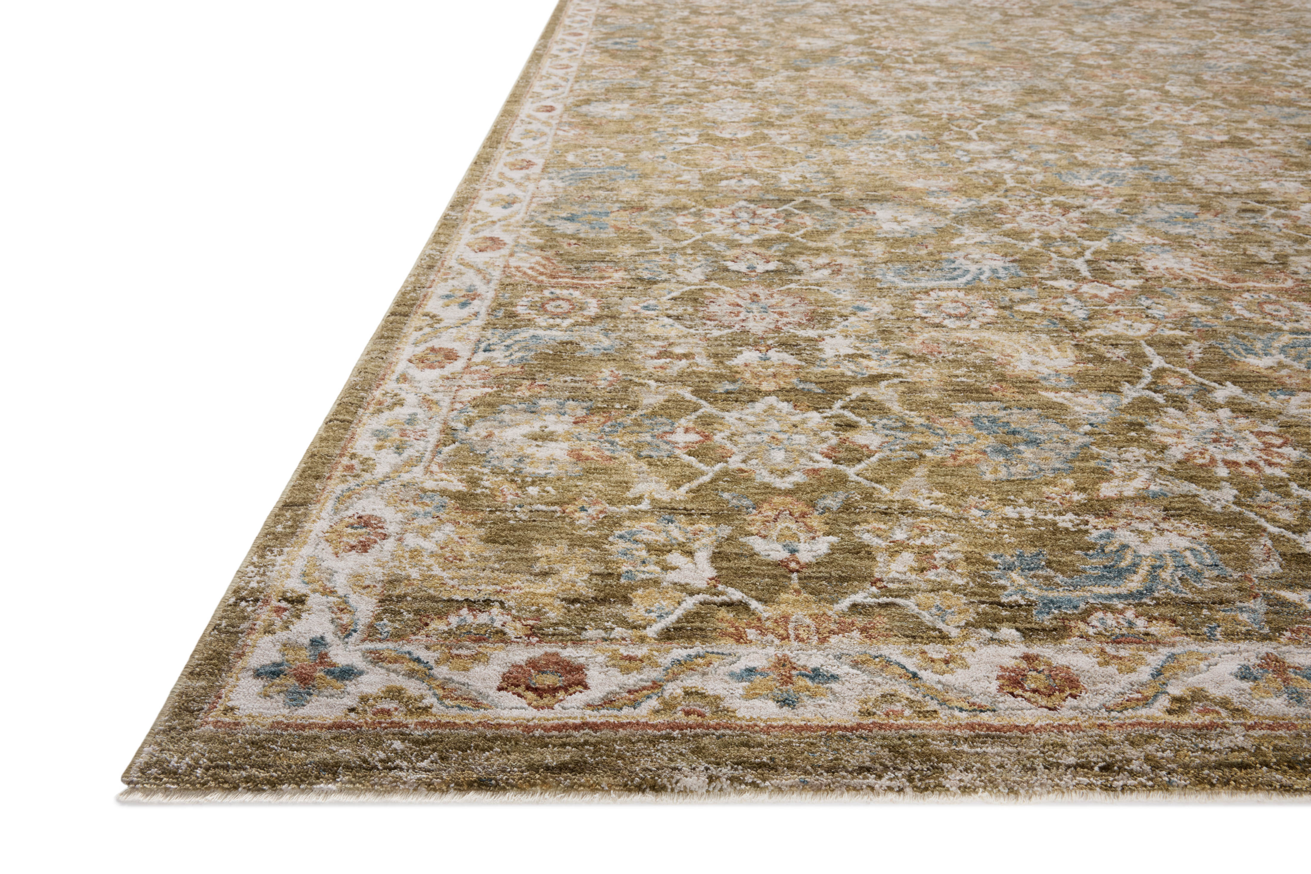 Loloi Gaia Olive / Multi Rug RUGS - synthetic Loloi