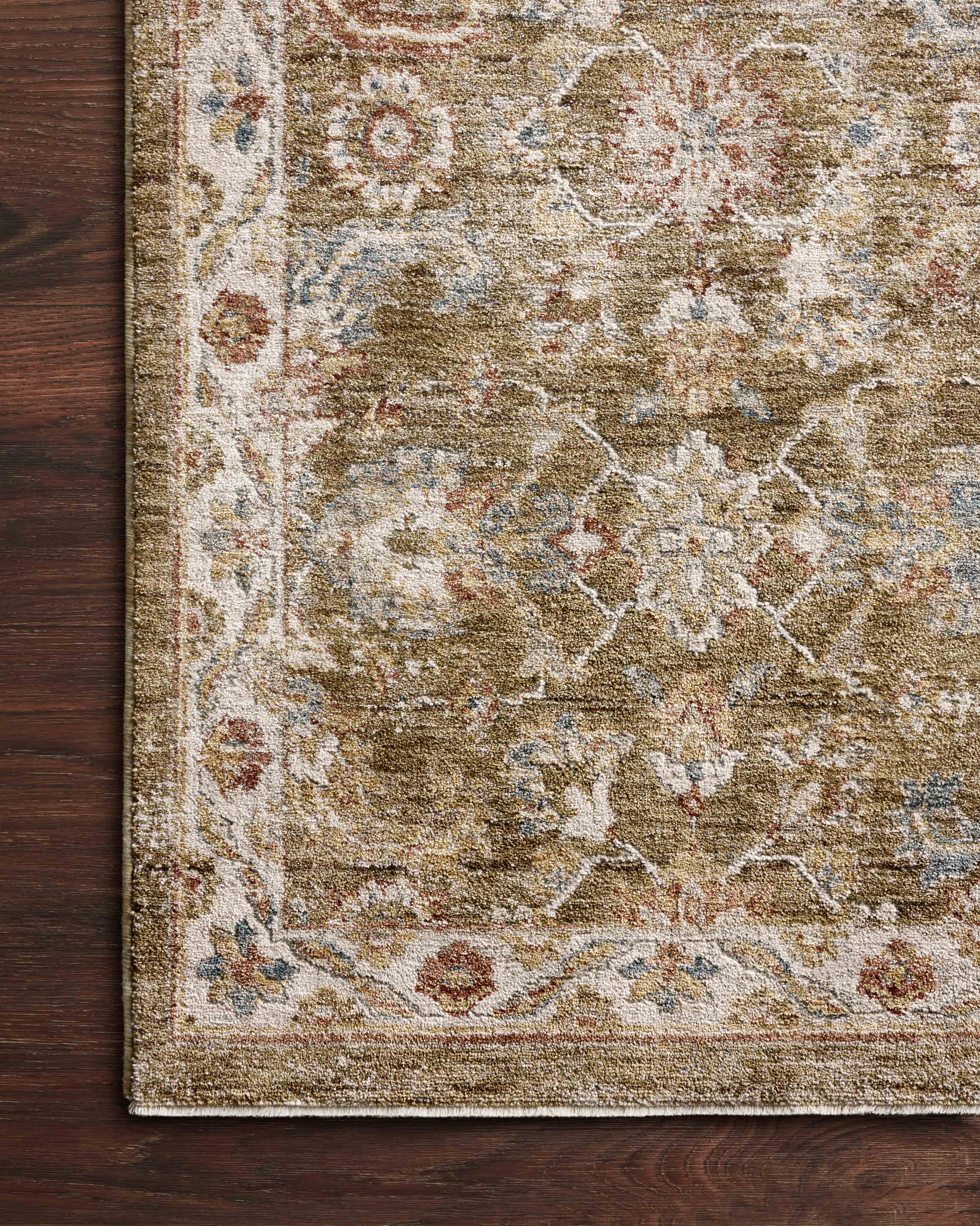 Loloi Gaia Olive / Multi Rug RUGS - synthetic Loloi