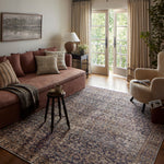 Amber Lewis x Loloi Georgie Denim / Spice Rug 0-patterned rugs Loloi
