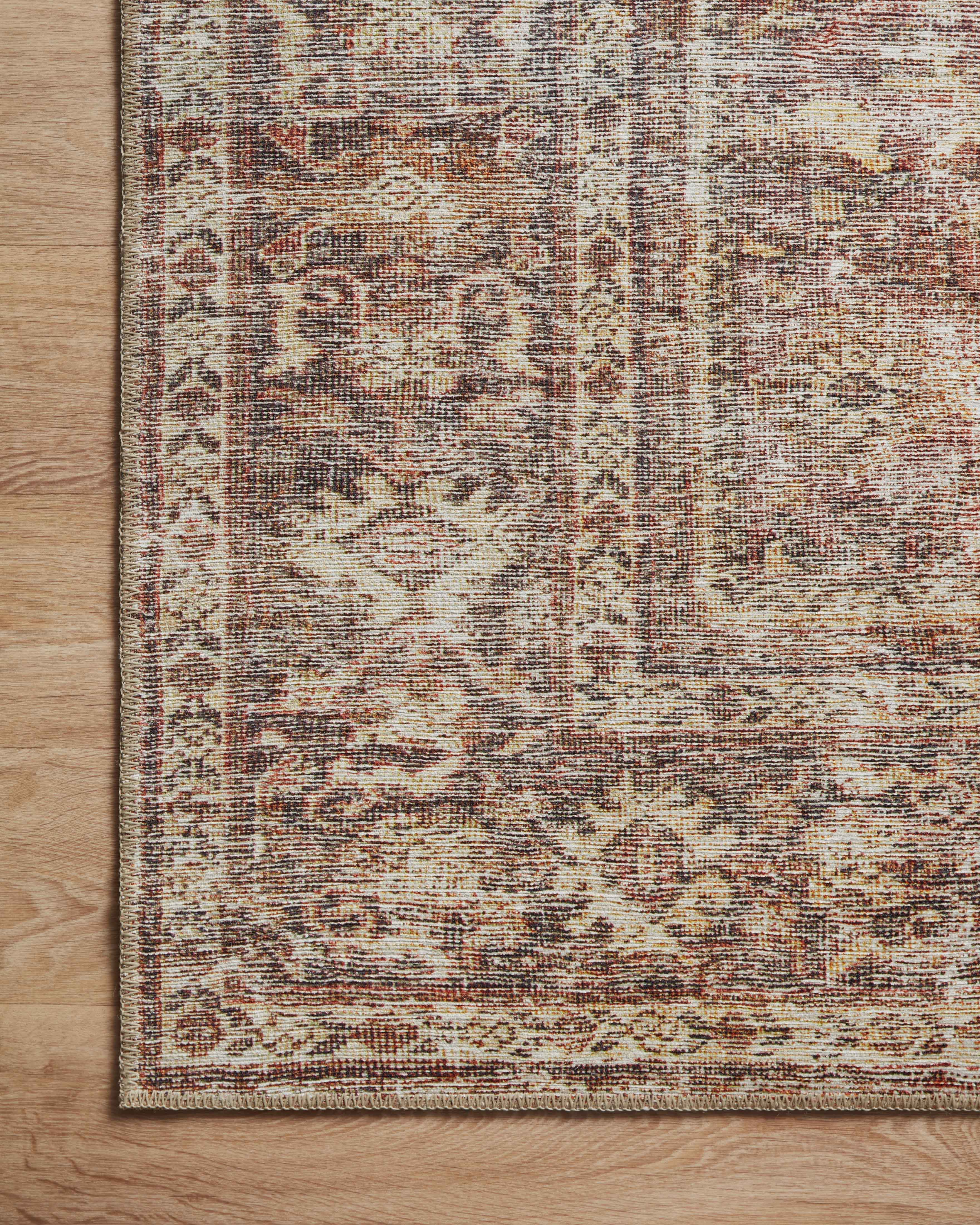 Amber Lewis x Loloi Georgie Bordeaux / Antique Rug 0-patterned rugs Loloi