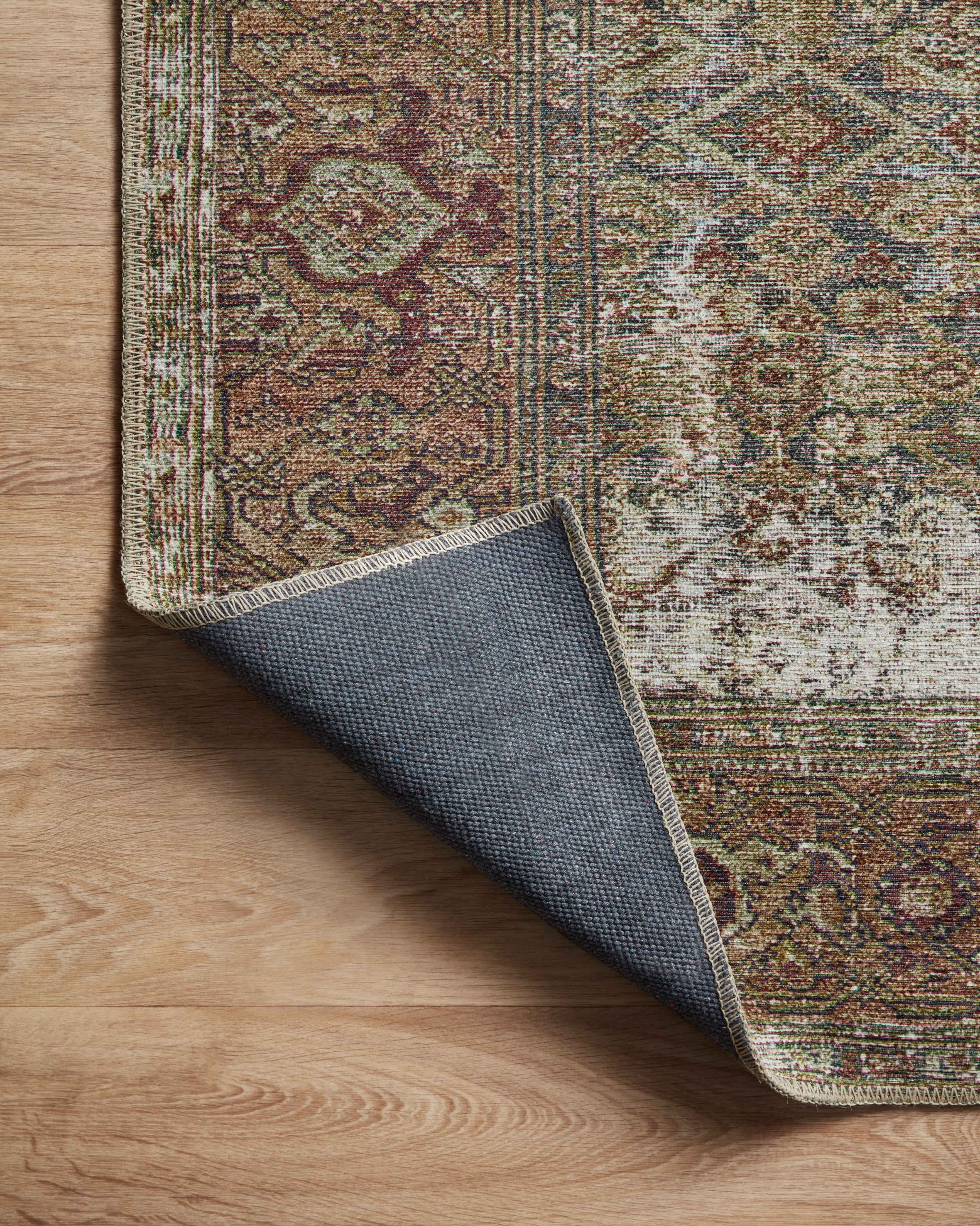 Amber Lewis x Loloi Georgie Moss / Salmon Rug 0-patterned rugs Loloi