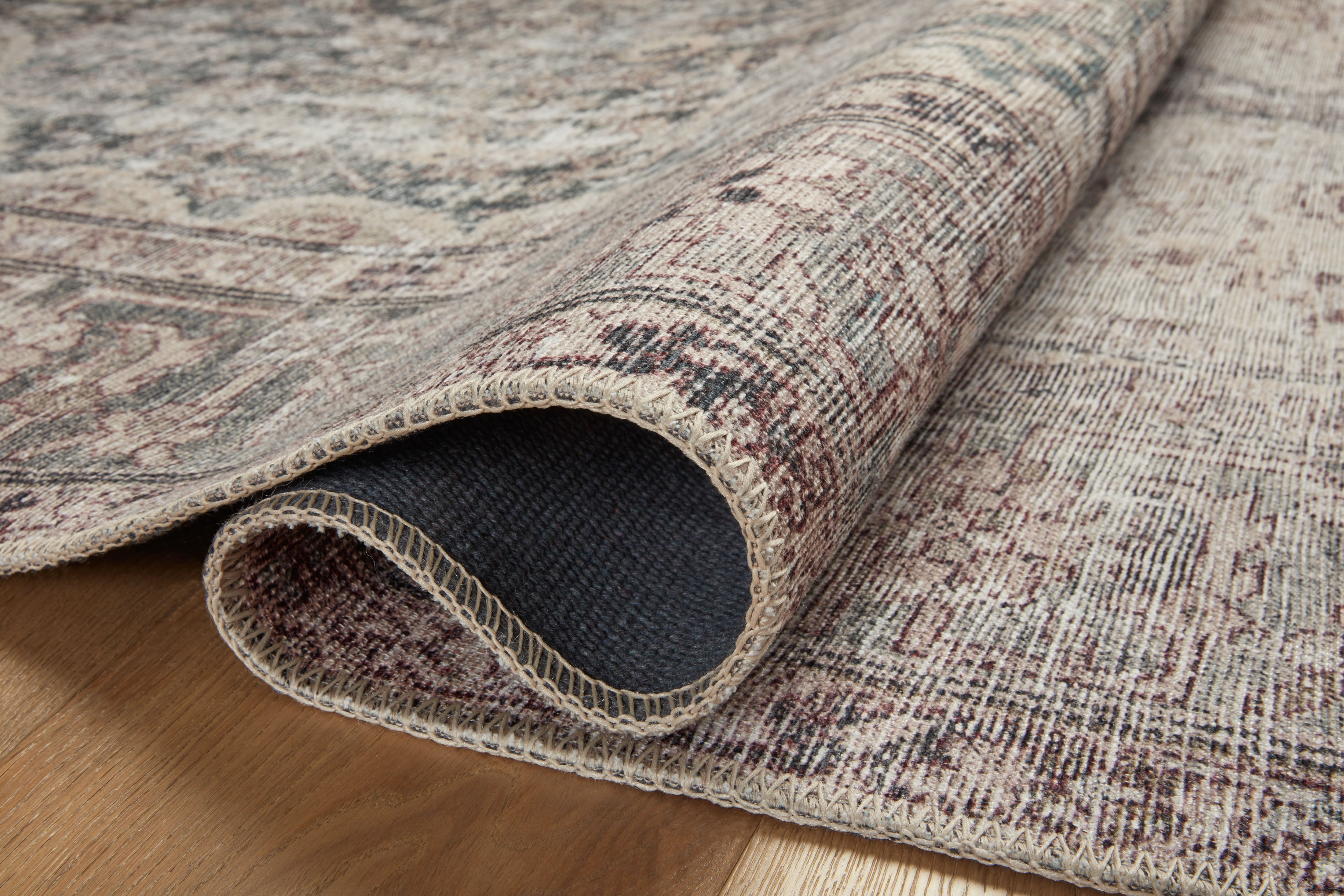 Amber Lewis x Loloi Georgie Lagoon / Beige Rug 0-patterned rugs Loloi