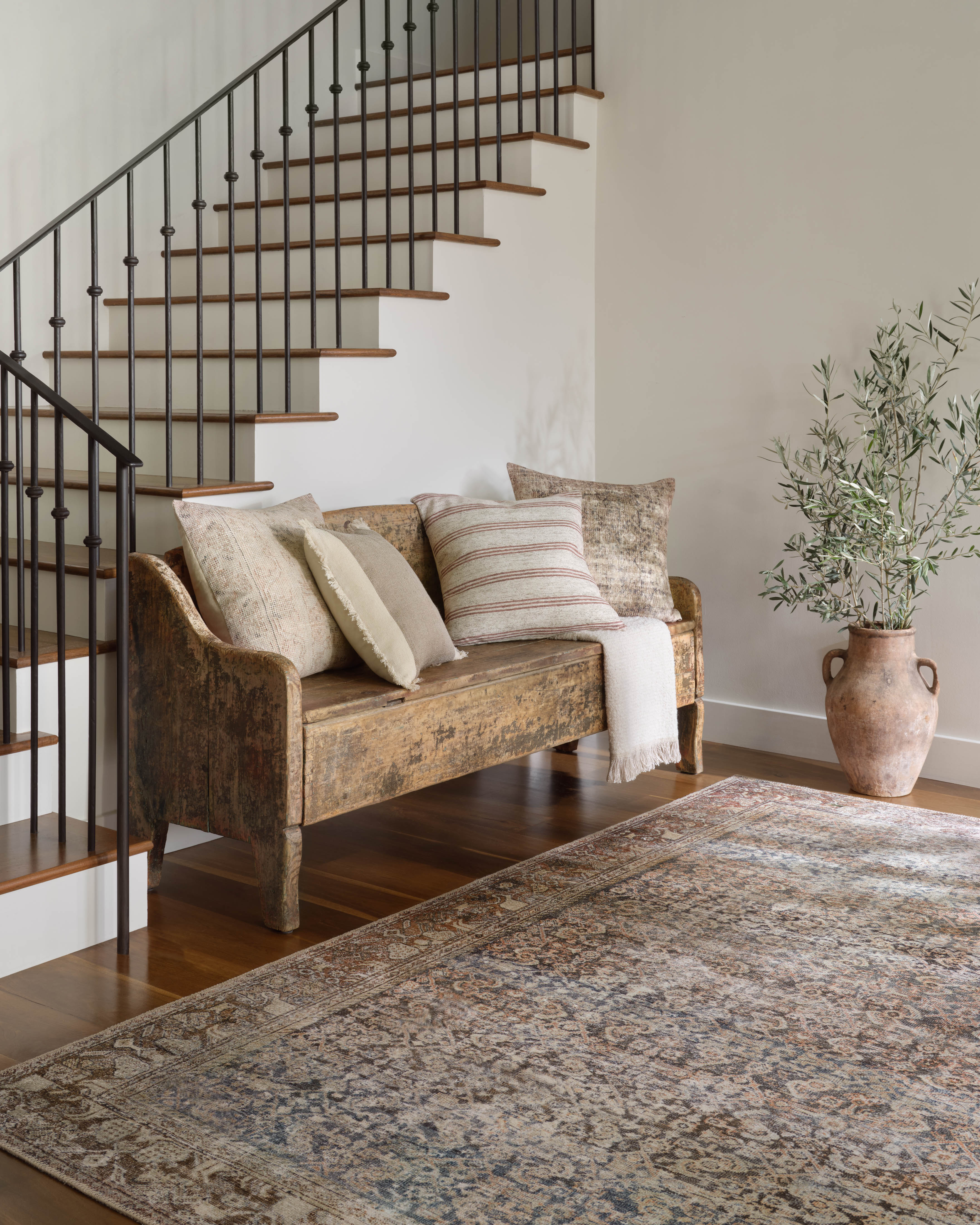 Amber Lewis x Loloi Georgie Multi / Spice Rug 00-patterned rugs Loloi