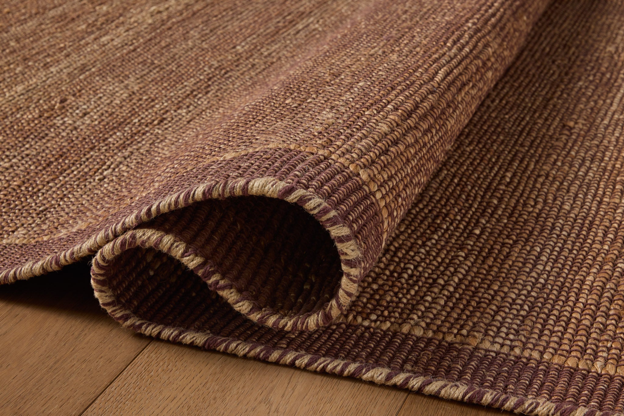 Amber Lewis x Loloi Gertrude Natural / Plum Rug – 4