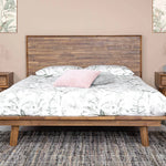 Giada Wood Platform Bed FURNITURE - beds LH IMPORTS