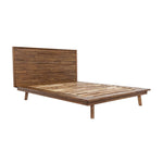 Giada Wood Platform Bed FURNITURE - beds LH IMPORTS Queen Warm Pecan