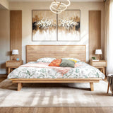 Giada Wood Platform Bed FURNITURE - beds LH IMPORTS