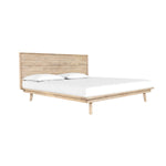 Giada Wood Platform Bed FURNITURE - beds LH IMPORTS
