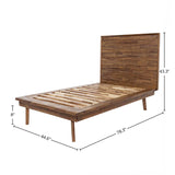 Giada Wood Platform Bed FURNITURE - beds LH IMPORTS