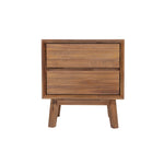 Giada 2 Drawer Nightstand FURNITURE - nightstands LH IMPORTS Warm Pecan