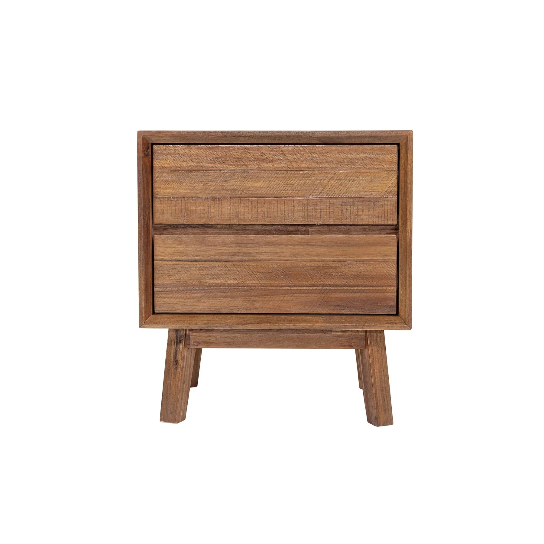 Giada 2 Drawer Nightstand FURNITURE - nightstands LH IMPORTS Warm Pecan