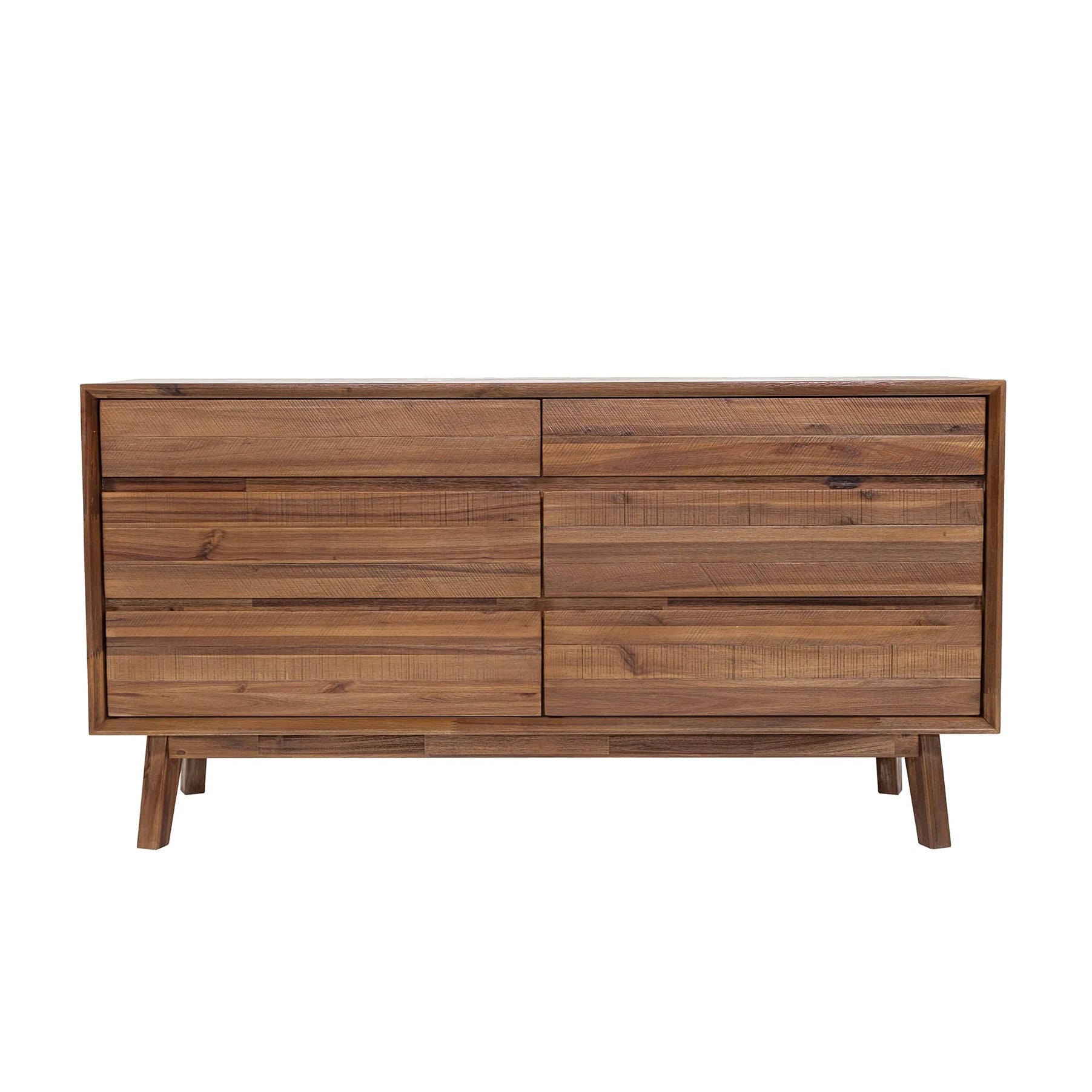 Giada 6 Drawer Dresser FURNITURE - dressers & chests LH IMPORTS Warm Pecan