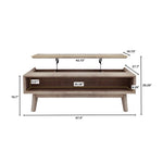 Giada Coffee Table with Lift Top FURNITURE - coffee tables LH IMPORTS
