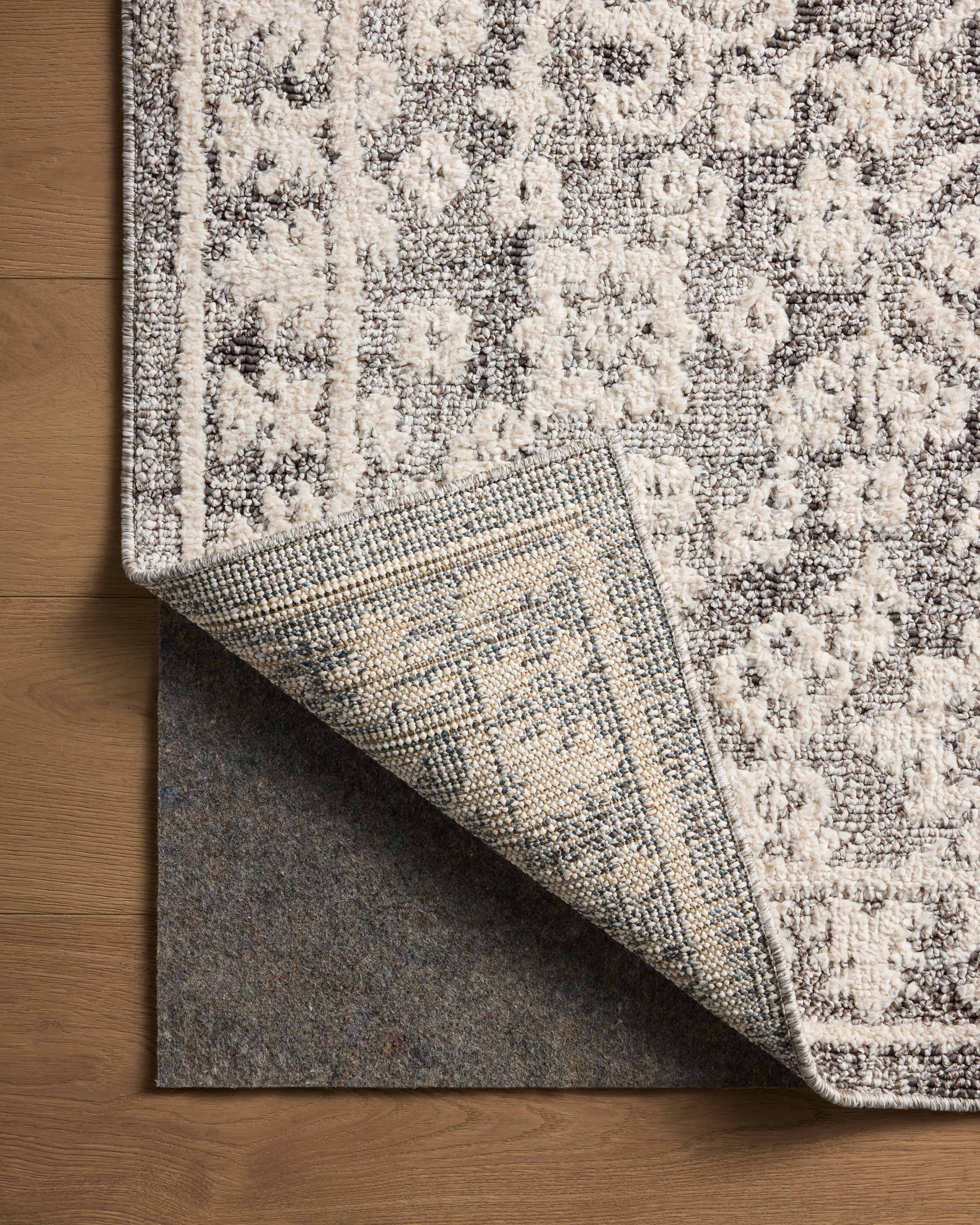 Joanna Gaines x Loloi Gigi Grey / Ivory Rug RUGS - synthetic Loloi