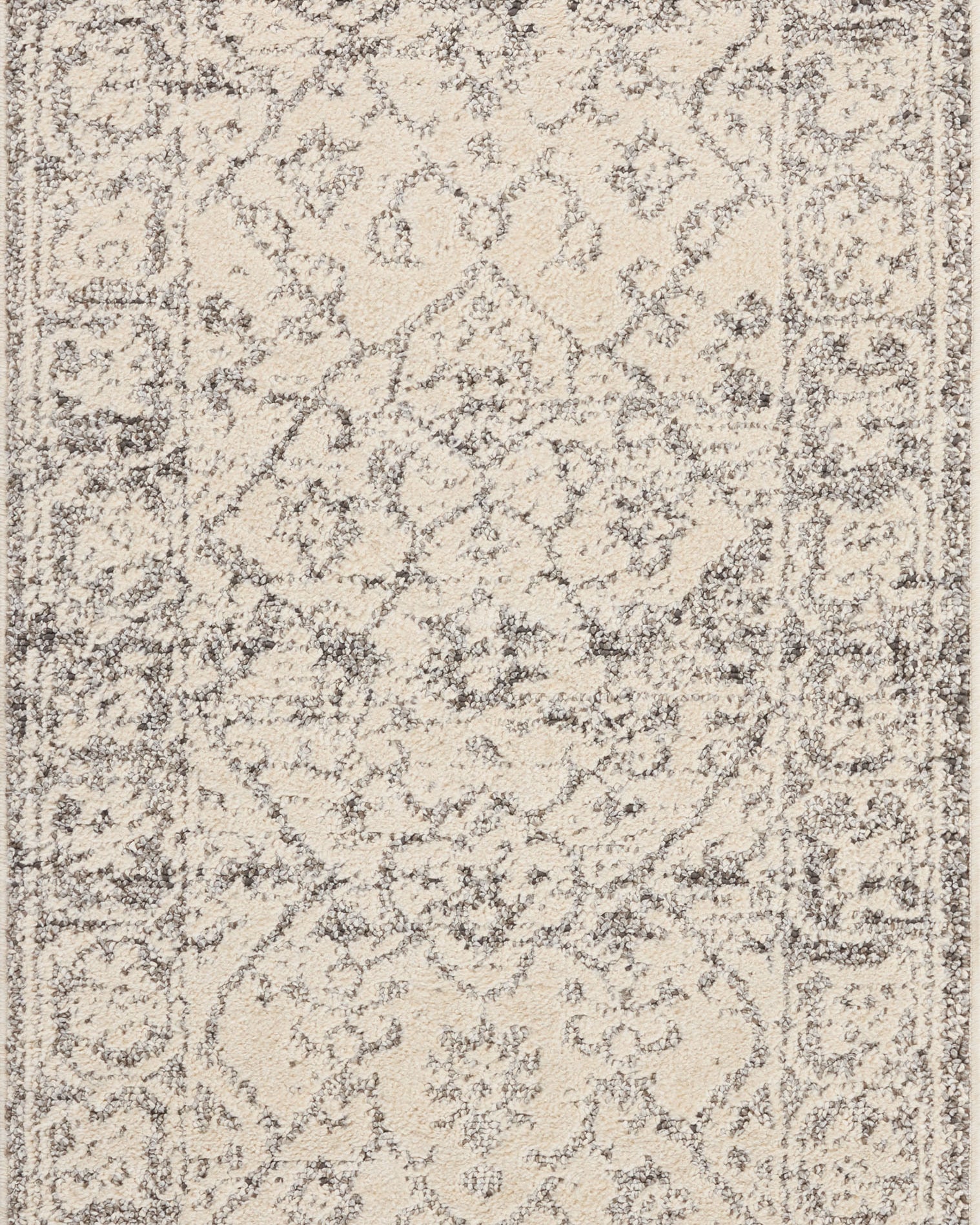 Magnolia Home by Joanna Gaines x Loloi Gigi Ivory / Stone Rug 0-RUGS-patterned Loloi