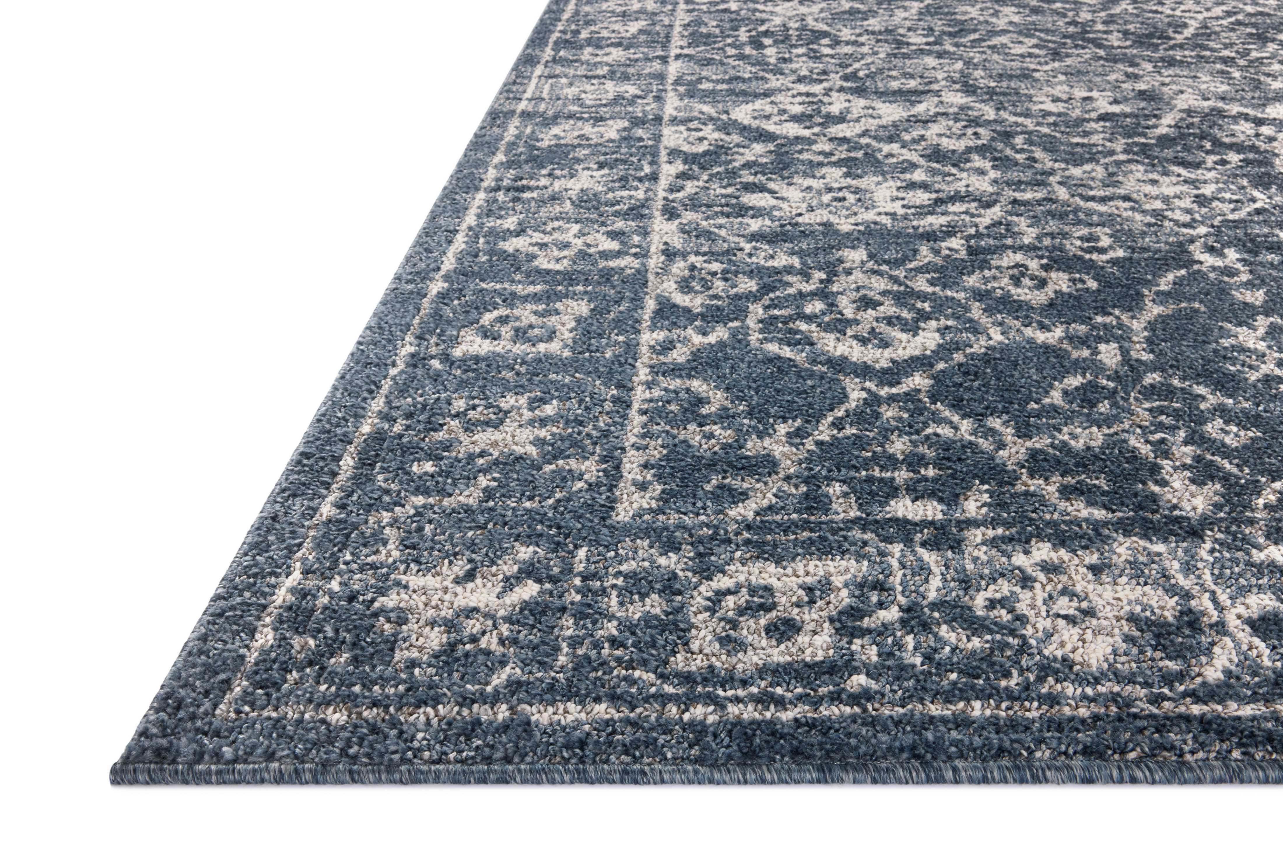 Joanna Gaines x Loloi Gigi Navy / Stone Rug RUGS - synthetic Loloi