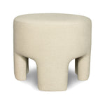 Ginny Ottoman FURNITURE - ottomans Style In Form Velvet Natural