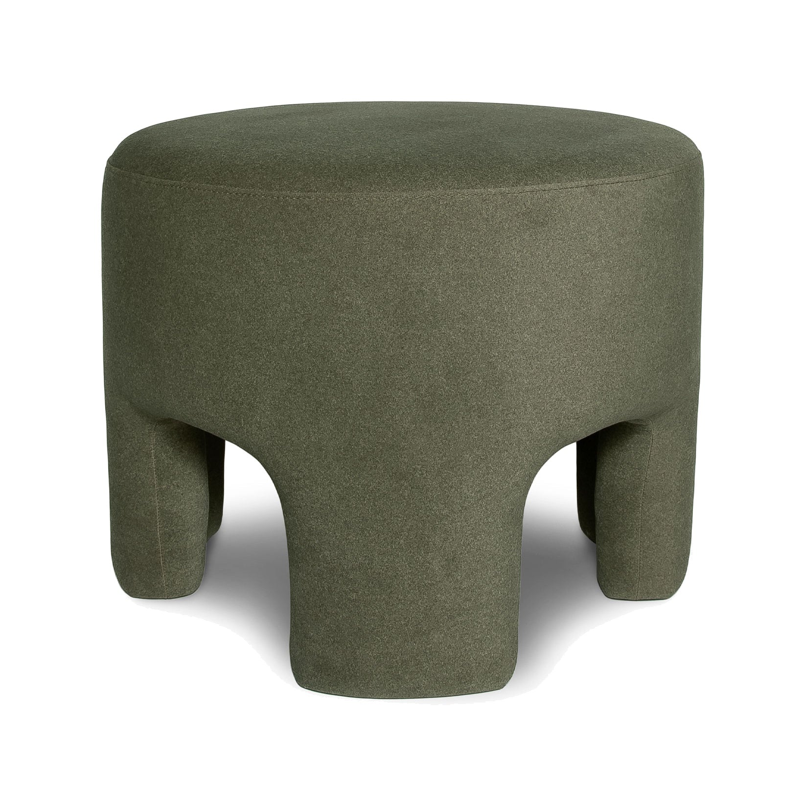 Ginny Ottoman FURNITURE - ottomans Style In Form Velvet Fern