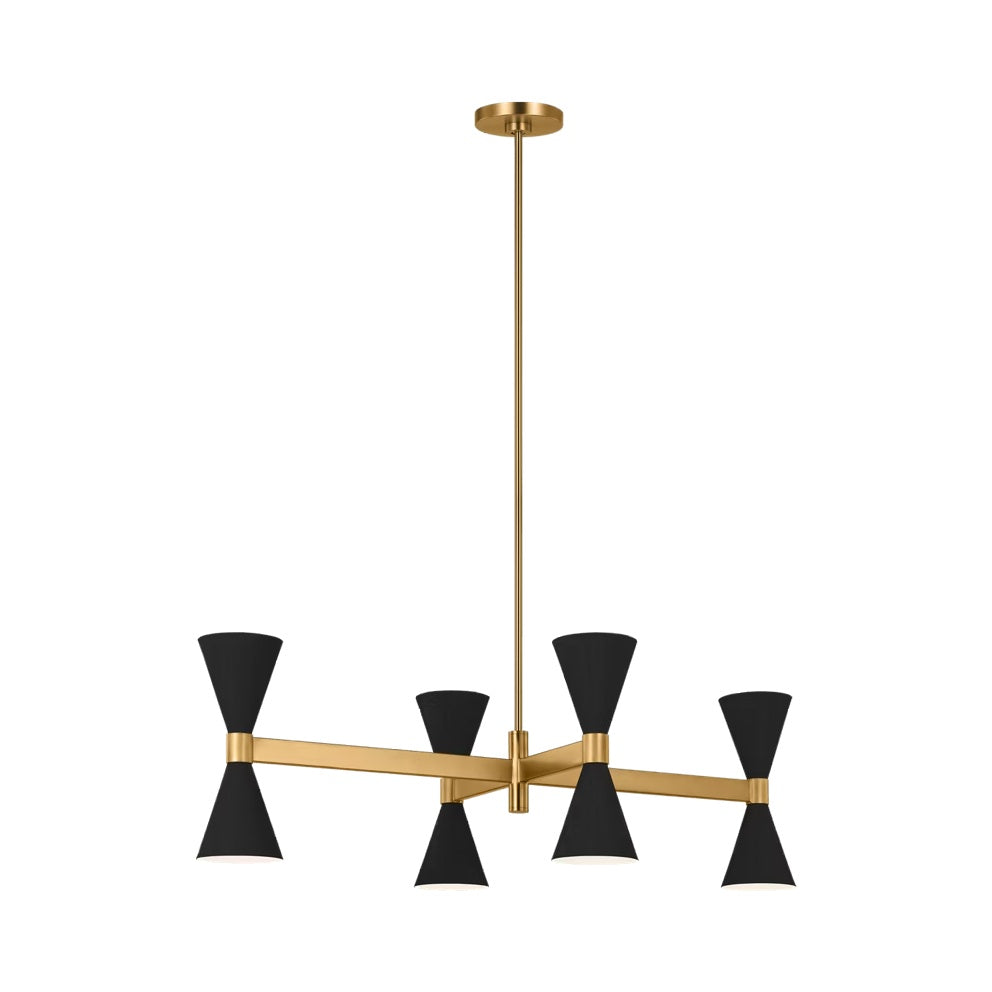 Albertine Linear Chandelier LIGHTING - chandelier Visual Comfort - Studio