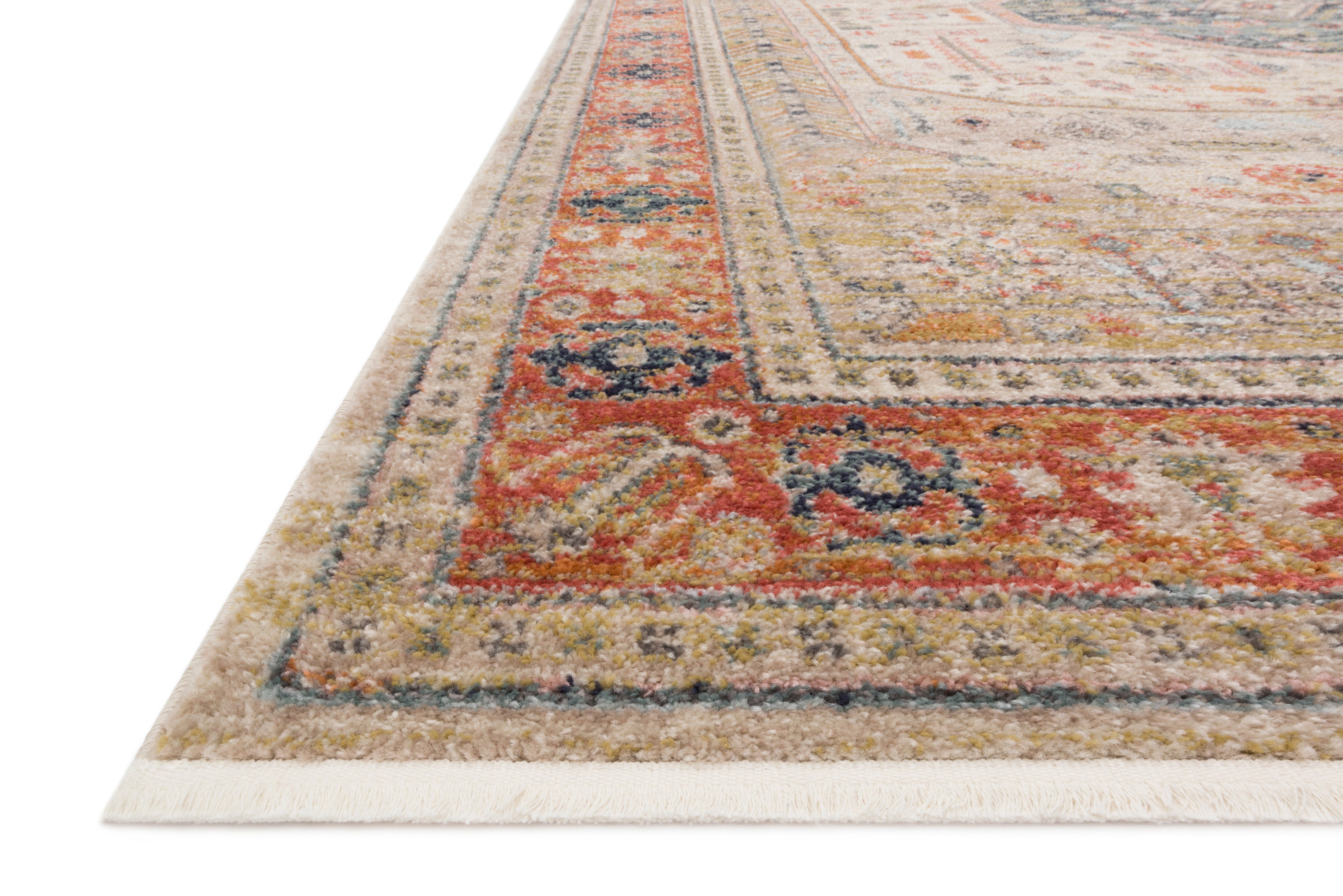 Magnolia Home By Joanna Gaines x Loloi Graham Persimmon / Ant.Ivory Rug RUGS - synthetic Loloi