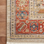 Magnolia Home By Joanna Gaines x Loloi Graham Persimmon / Ant.Ivory Rug RUGS - synthetic Loloi