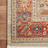 Magnolia Home By Joanna Gaines x Loloi Graham Persimmon / Ant.Ivory Rug RUGS - synthetic Loloi