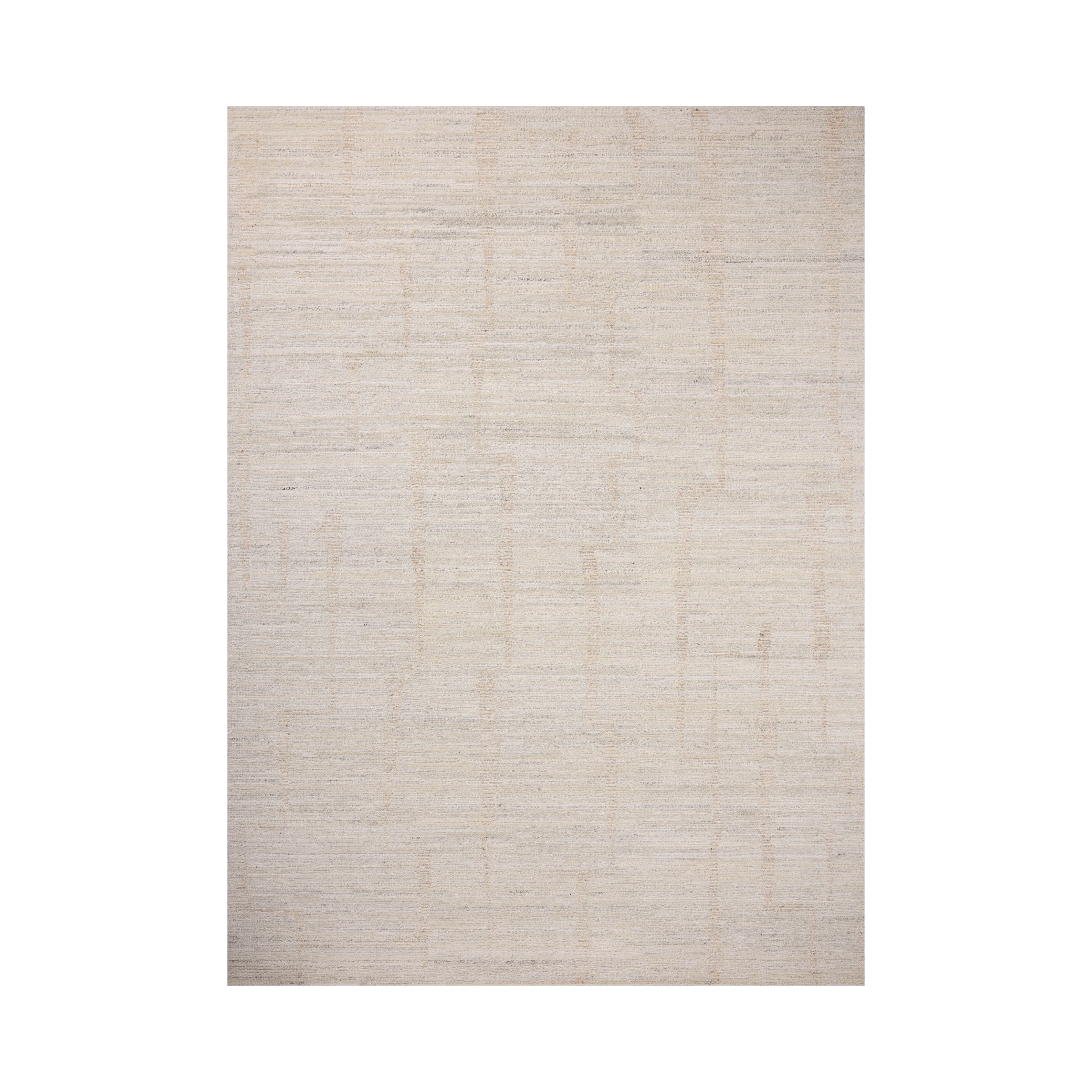 Loloi Greer Ivory / Natural Rug, 18" x 18" Sample