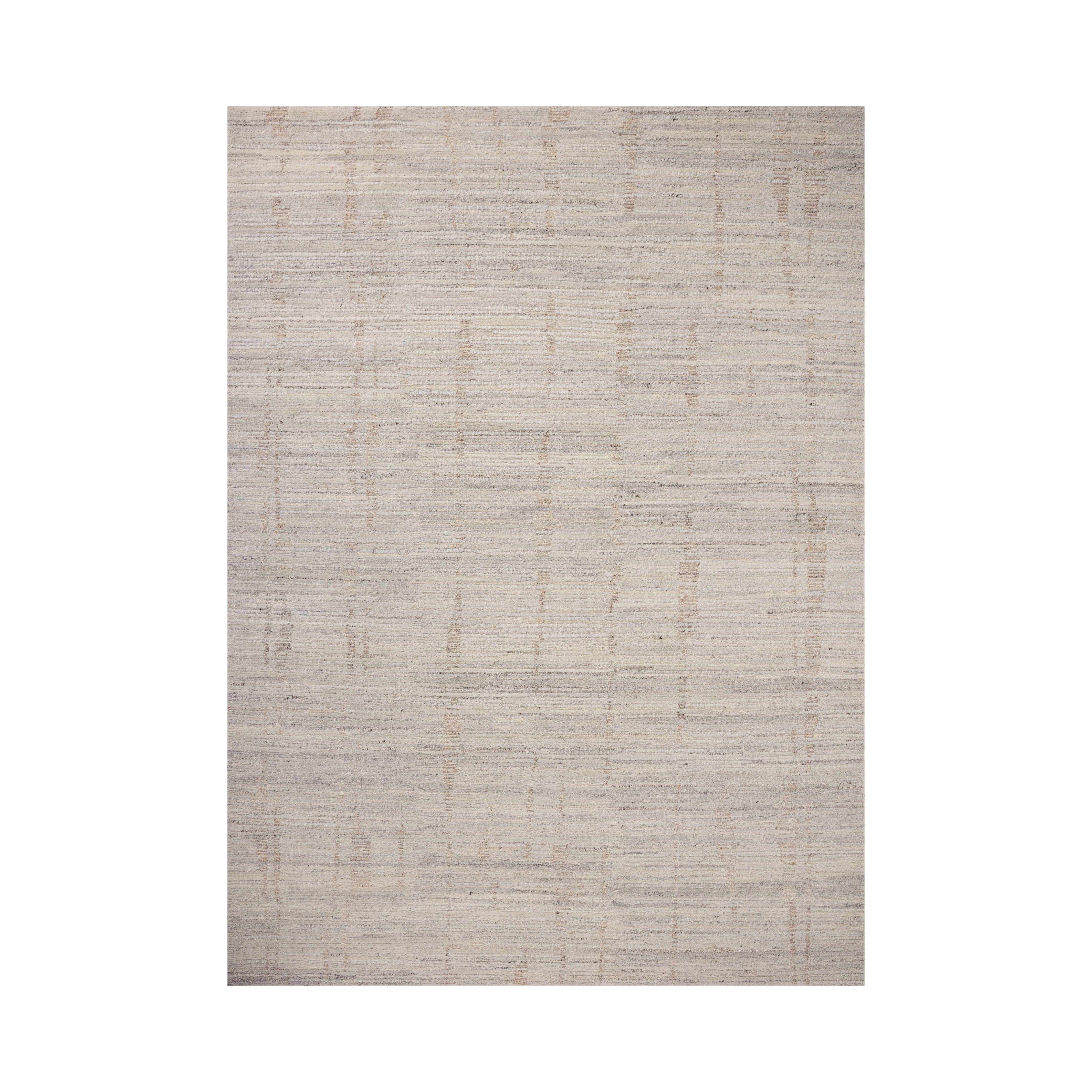 Loloi Greer Grey / Natural Rug, 18" x 18" Sample