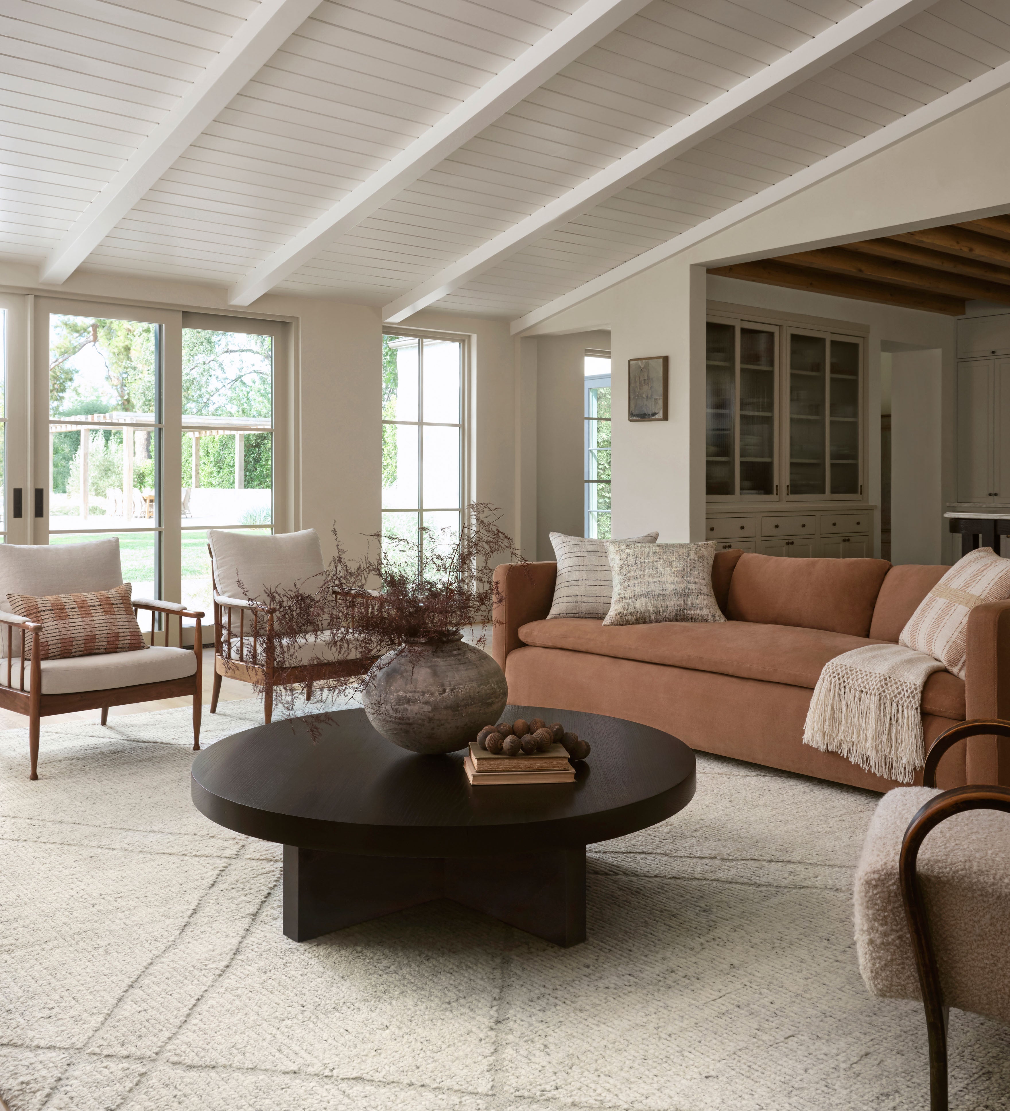 Amber Lewis x Loloi Gwyneth Ivory / Silver Rug 1- RUGS - wool Loloi