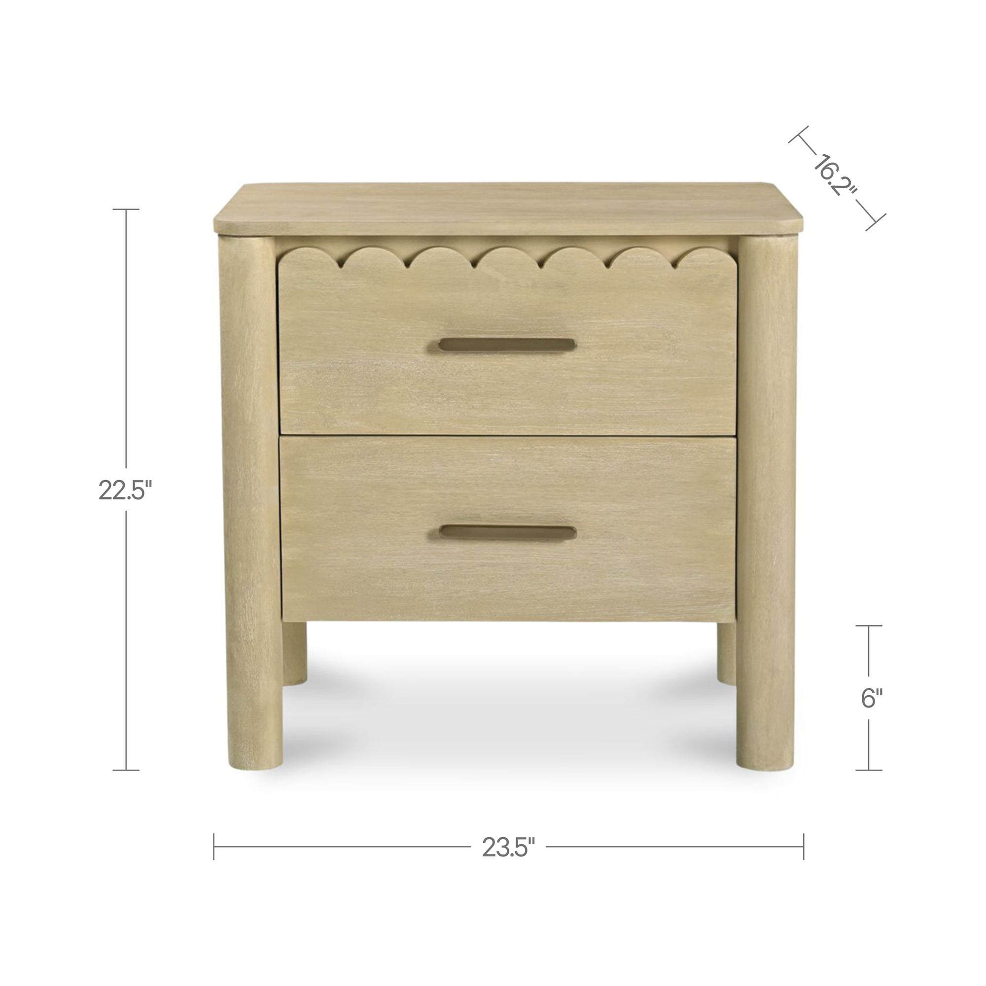 Wiley Nightstand FURNITURE - nightstand Moe's Furniture