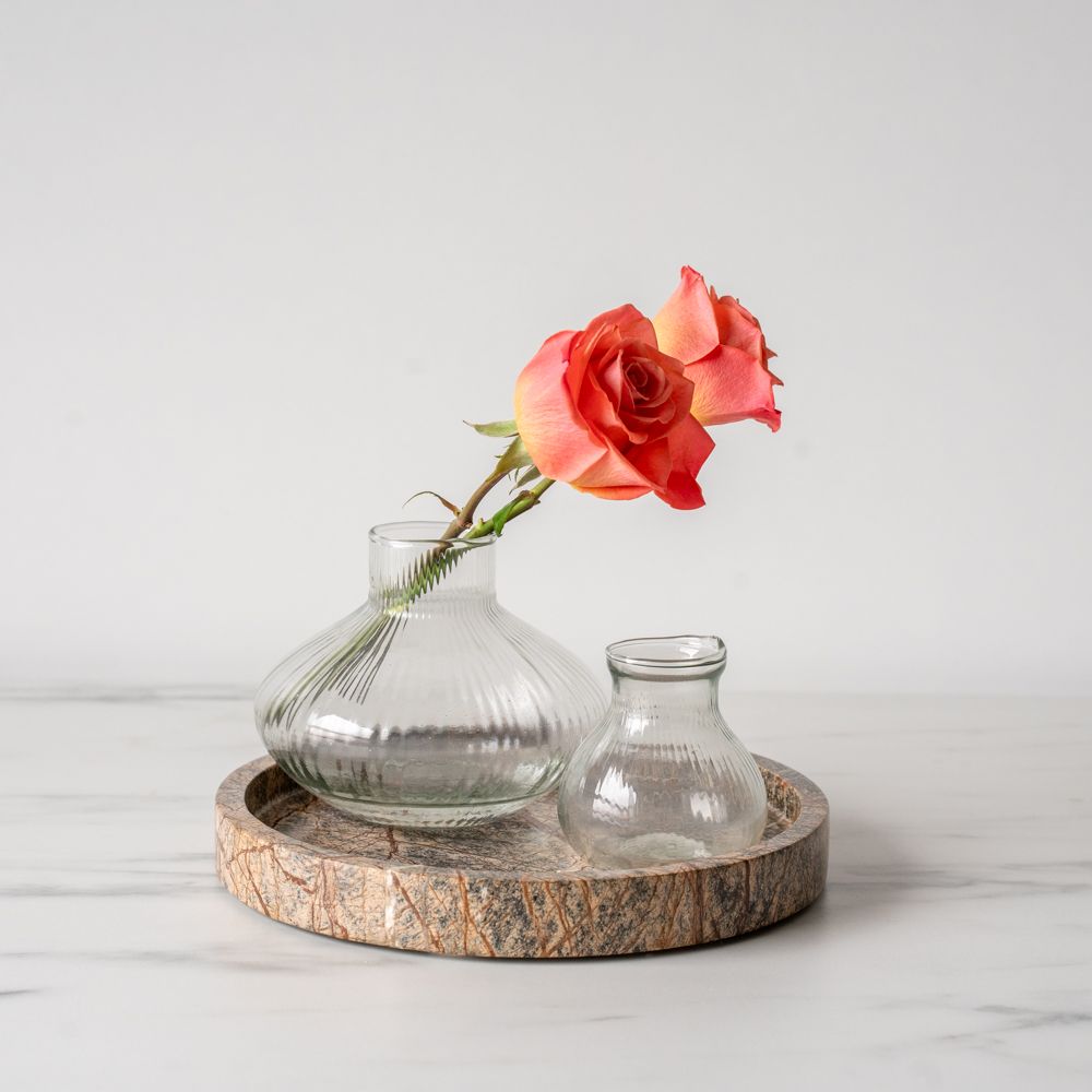 Brown Marble Tray - Rug & Weave