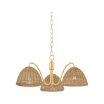 Katniss Chandelier LIGHTING - Chandelier Hudson Valley Lighting Aged Brass 28"