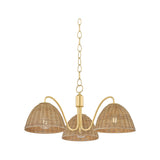 Katniss Chandelier LIGHTING - Chandelier Hudson Valley Lighting Aged Brass 28"