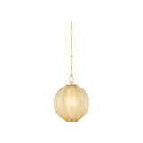 Bernadine Pendant LIGHTING - pendant Hudson Valley Lighting Aged Brass Small