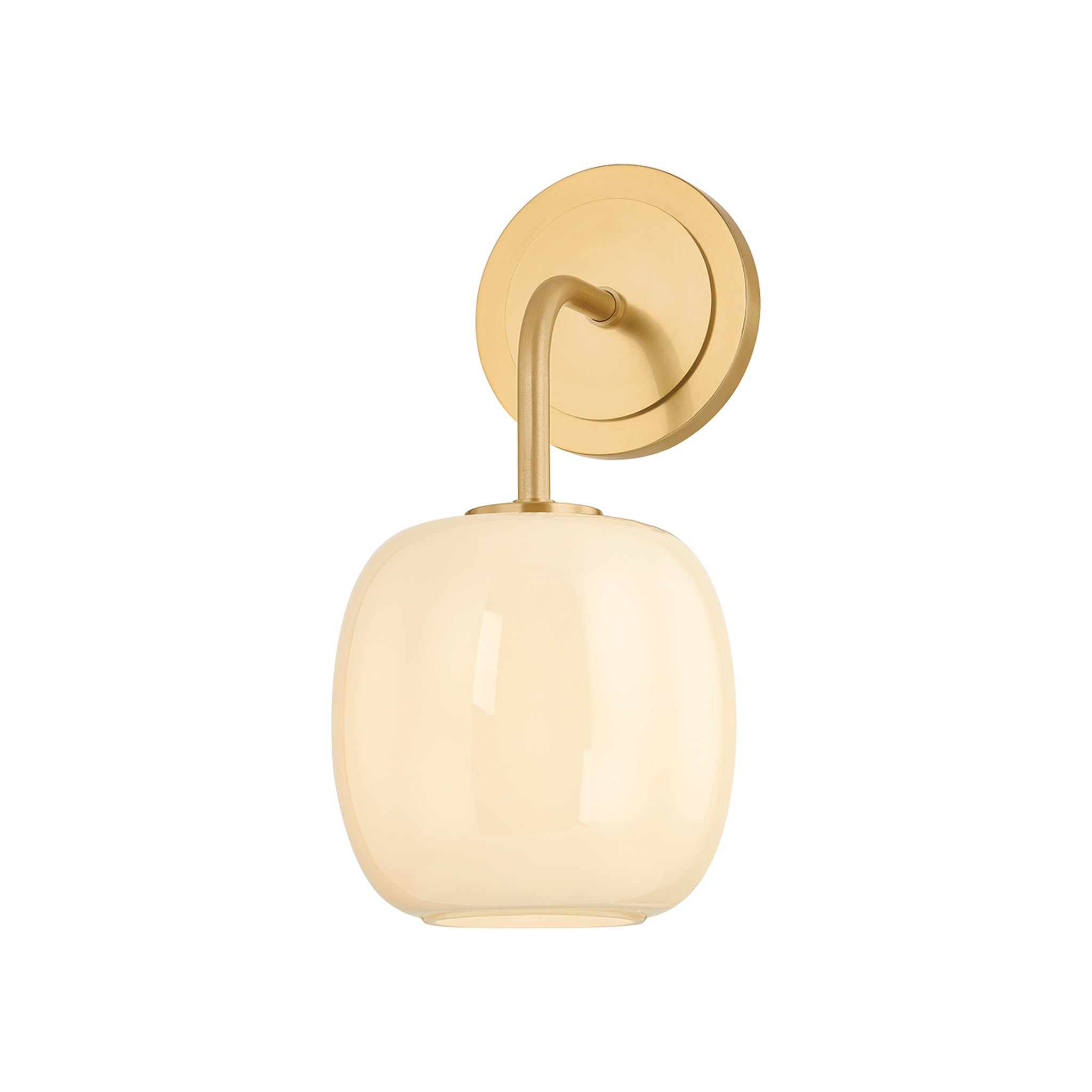 Lisette Wall Sconce LIGHTING - sconce Hudson Valley Lighting Aged Brass