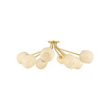 Lisette Semi Flush LIGHTING - Semi Flush Hudson Valley Lighting Aged Brass Large