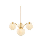 Kristen Chandelier LIGHTING - chandelier Hudson Valley Lighting Aged Brass Small