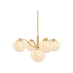 Kristen Chandelier LIGHTING - chandelier Hudson Valley Lighting Aged Brass Large